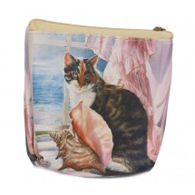 SK 0014 portemonnee met print 9x10cm