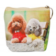 SK 0037 portemonnee met print 9x10cm