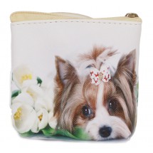 SK 0035 portemonnee met print 9x10cm