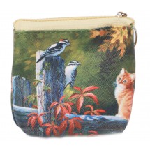 SK 0026 portemonnee met print 9x10cm