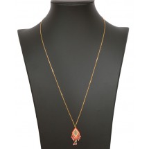SZ 0018 - Ketting - Stainless steel - Beads - 70+5cm