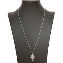 SZ 0007 - Ketting - Stainless steel - Beads - 70+5cm
