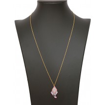 SZ 0002 - Ketting - Stainless steel - Beads - 70+5cm