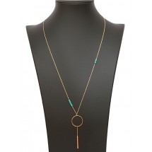 AK 0229 - Ketting - Gold Plated - 75+5cm