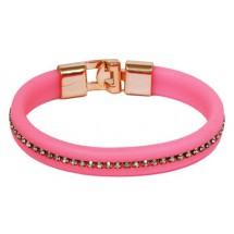 AL 0023 Siliconen armband - Crystal