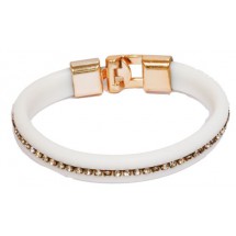 AL 0011 Siliconen armband - Crystal