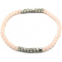 AK 0397 - Armband - Glaskralen - Facet geslepen.