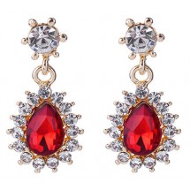 AC 0302 - Oorbellen - Crystal - 3x1,5cm