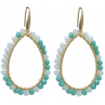 AC 0139 - Faceted Glass Beads - 6x4cm