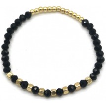 AB 0183 - Armband - Faceted Glass Beads