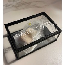 Bewaardoos - ❤️ SMELLS GOOD- Amberblokjes - 11x15x5,5 cm