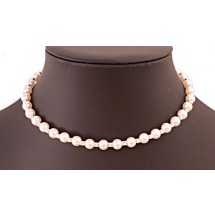 AF 0212 Pearl Necklace/Rhinestone