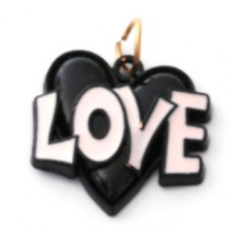 Y 0001 Love/Black-Pink
