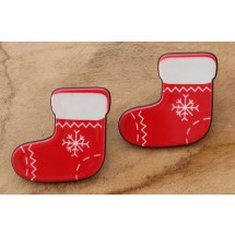 AB 0045 Earrings christmas socks