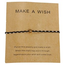 AB 0173 - Make a Wish - Stainless Steel bead