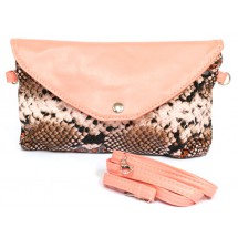 AH 0018 Snakeprint/Clutch-Schoudertas