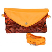 AD 0125 Snakeprint/Clutch-Schoudertas