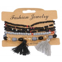 AB 0232 - Armbandjes - Bohemian - Set van 6 stuks 