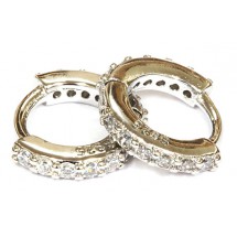 AA 0219 Zirkonia/S925 Silverplated 