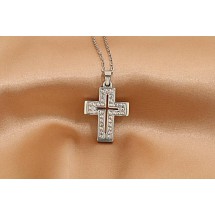 AF 0154 Stainless steel necklace/Crystals