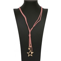 AH 0075 - Ketting - 90cm - Ster - Hartje