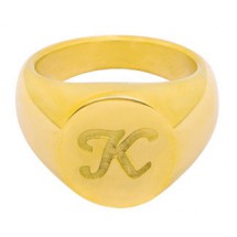 AKK 0029 - Stainless steel - Zegelring - MT 16 - K