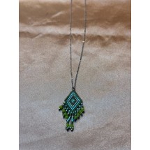 AH - Ketting - Stainless Steel - Glaskralen