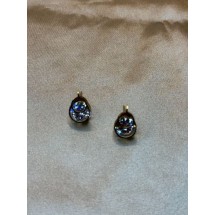 AA 0107 - Stainless Steel - Earrings- Crystal - 1,1cm