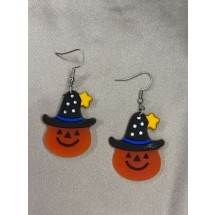 AC 0018 - Oorbellen - Halloween - 6x4,3cm