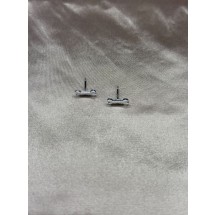 AC 0030 - Oorbellen - Stainless Steel - 1cm