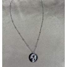 Ketting - Stainless Steel - Maagd - 45+5cm
