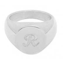 AKK 0052 - Stainless steel - Zegelring - MT 17 - R