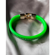 AL 0017 Siliconen armband - Crystal