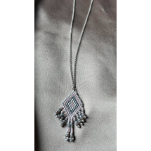 AH 242 - Ketting - Stainless Steel - Glaskralen