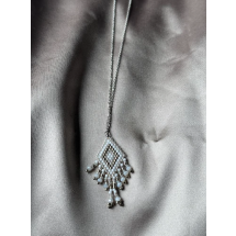 AH 0116 - Ketting - Stainless Steel - Glaskralen