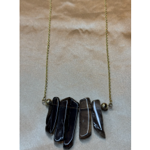 AK 0187 - Ketting - Glas - 45+5cm