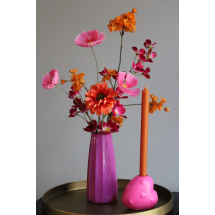 Vaas Gemma – Fuchsia Roze - 21 cm 
