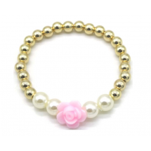 Kinderarmband - Golden Bloom