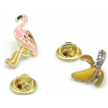 PinTwins - Set van 2 - Flamingo & Banaan