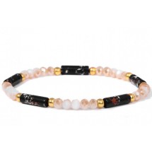 SK 0058 - Armband - Natuursteen - Black Emperor Stone