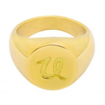 AKK 0062 - Stainless steel - Zegelring - MT 17 - U