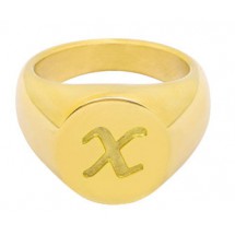 AKK 0074 - Stainless steel - Zegelring - MT 17 - X